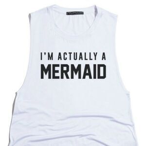 I'M ACTUALLY A MERMAID Tank Top